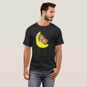 T-shirt Tired Nap All Day Sleep All Night Cute Crested Gec (Devant entier)