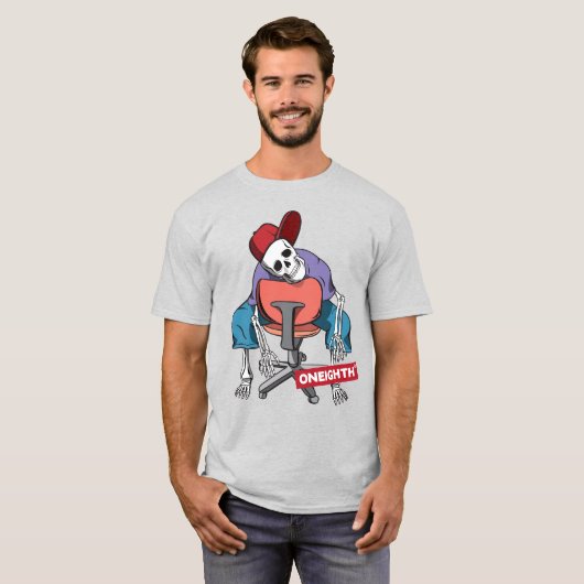 T-shirt Tired skull. ONEIGHTH Tokyo Original (Devant entier)
