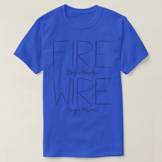 T-shirt Tirer ensemble fils ensemble (Design devant)