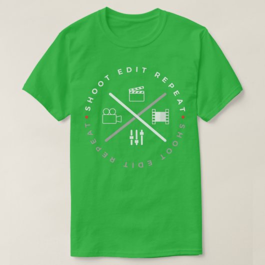 T-shirt Tirer Modifier Répétition (Design devant)