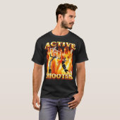 T-shirt Tireur actif (Devant entier)