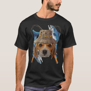 T-shirt Tireur Beagle Pêcheur Extérieur Chien Drôle Pêche