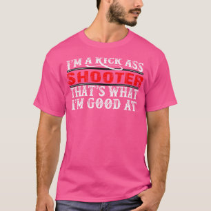 T-shirt Tireur Chasse Drôle Fusiller Fusiller Armes À Feu