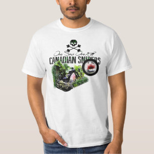 T-shirt Tireur isolé canadien d'armée - on a tiré une m