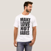 T-shirt Tirez la copie d'amour (Devant entier)
