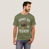 T-shirt Tirez Sur Em Dans La Chasse Pecker/Turquie (Devant entier)
