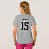 T-shirt Tirs de Foot - Rose Chaud (Dos entier)