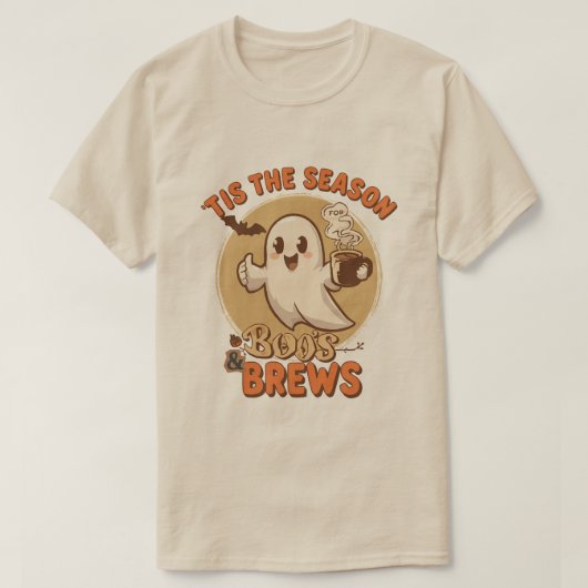 T-shirt Tis the Season Boos and Brews (Design devant)