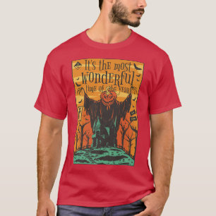 T-shirt Tis The Season To Be Spooky, Retro 80s Horror Movi
