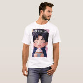 T-shirt Tisart Anime Mignon (Devant entier)