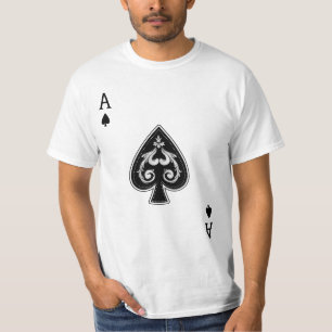 T-shirt Tisonnier d'as de pique drôle