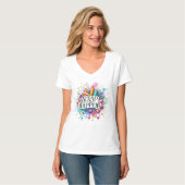 T-shirt Tissu de couture et patchwork de bricolage (Devant entier)