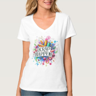 T-shirt Tissu de couture et patchwork de bricolage
