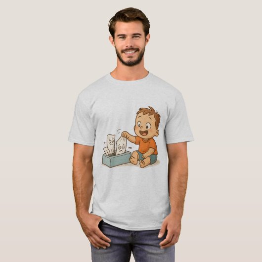 T-shirt Tissus en difficulté (Devant entier)