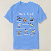 T-shirt Tit Chickadee Oiseaux Observation d'oiseaux Adulte (Design devant)