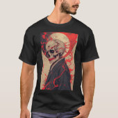 T-shirt Titan Attack Japanese Anime Skull Reaper Gothic 02 (Devant)