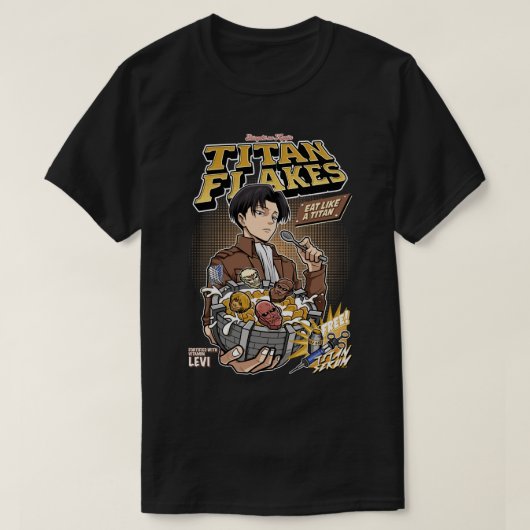 T-shirt Titan Flakes ( Shingeki no Kyojin ) (Design devant)