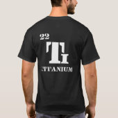 T-shirt TITANE large white (Dos)
