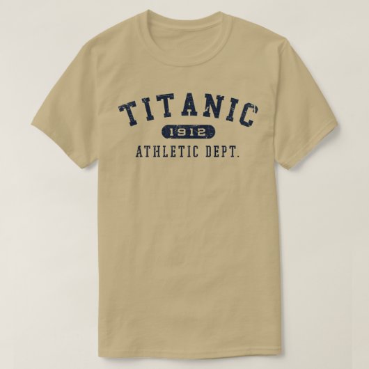 T-shirt Titanic Athletic Dept (Design devant)