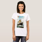 T-shirt Titanic en mer (Devant entier)