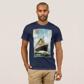 T-shirt Titanic en mer (Devant entier)