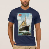 T-shirt Titanic en mer (Devant)