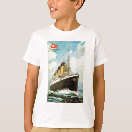 T-shirt Titanic en mer badine T (Devant)