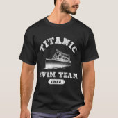 T-shirt Titanic Swim Team 1912 Vintage Shirt (Devant)