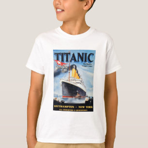 T-shirt Titanic White Star Line - Le plus grand paquebot d