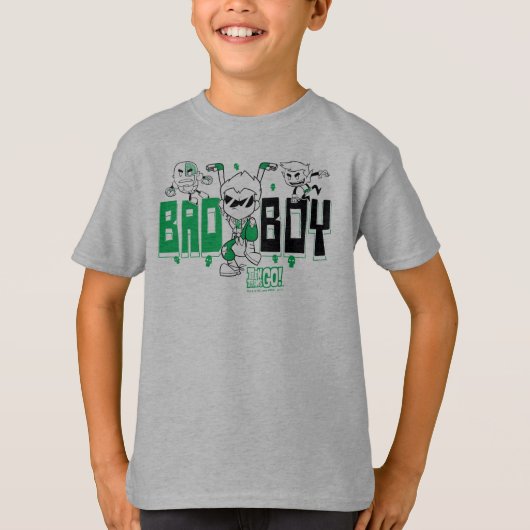 T-shirt Titans Ados, allez ! | "Bad Boy" Robin, Cyborg & B (Devant)
