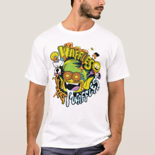T-shirt Titans Ados, allez !   Beast Boy Waffles
