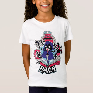 T-Shirt Titans Ados, allez ! Raven puissance démoniaque