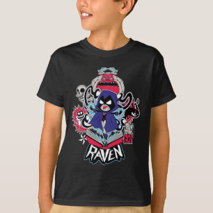 T-shirt Titans Ados, allez ! Raven puissance démoniaque