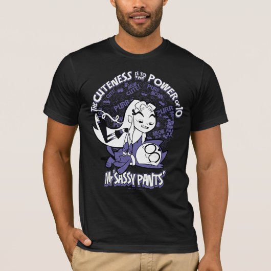 T-shirt Titans Ados, allez ! | Starfire & Mr Sassy Pants (Devant)