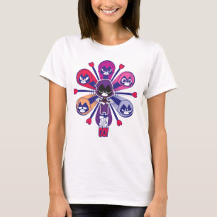 T-shirt Titans Ados, partez ! Emoticlones de Raven