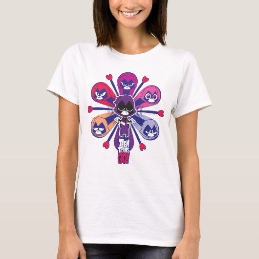 T-shirt Titans Ados, partez ! | Emoticlones de Raven (Devant)