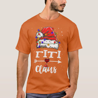 T-shirt Titi Claus Feu de Noël Pyjama Famille Correspondan