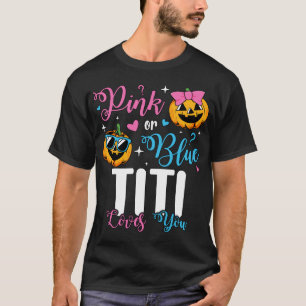 T-shirt Titi rose Ou Bleu Vous Aime Citrouille Bébé Hommes