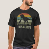 T-shirt Titi Saurus T Rex Dinosaur Titisaurus Family Match (Devant)