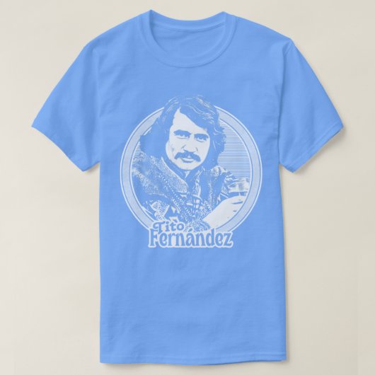 T-shirt Tito Fernndez Retro Style Fan Art (Design devant)