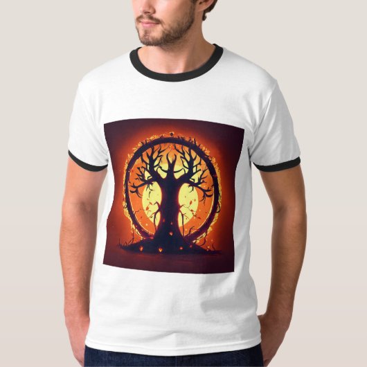 T-shirt Titre : "Chemise en T détachée du Dragon Majestueu (Devant)