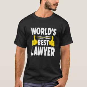 T-shirt Titre de l'emploi du meilleur avocat du monde