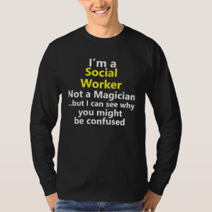 T-shirt Titre de poste de travailleur social Carrière Prof
