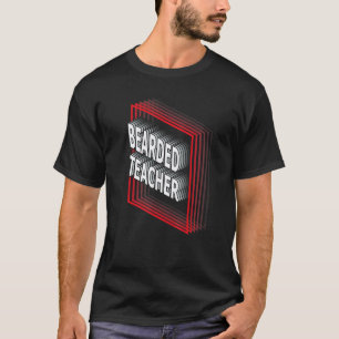 T-shirt Titre de professeur barbu Appréciation Rétro