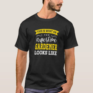 T-shirt Titre d'emploi de jardinier Employé drôle Professi