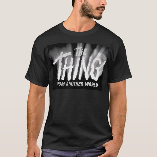 T-shirt Titre du film The Thing From Another World (1951) (Devant)