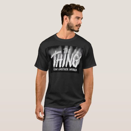 T-shirt Titre du film The Thing From Another World (1951) (Devant entier)