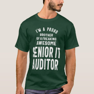 T-shirt Titre du poste du vérificateur informatique princi