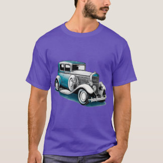 T-shirt Titre Elegant Vintage 1920 Illustration Oversize