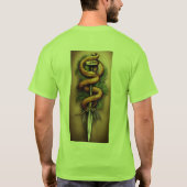 T-shirt Titre : "Serpentine Harmony Earth Tee" (Dos)